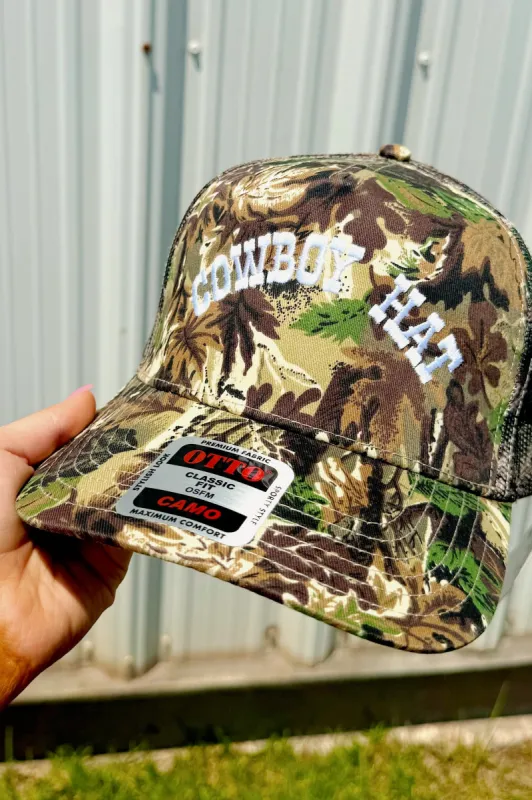 "COWBOY HAT" Vintage Trucker Hat(LAST ONE - SIZE ONE SIZE) sold by Bella Rose boutique