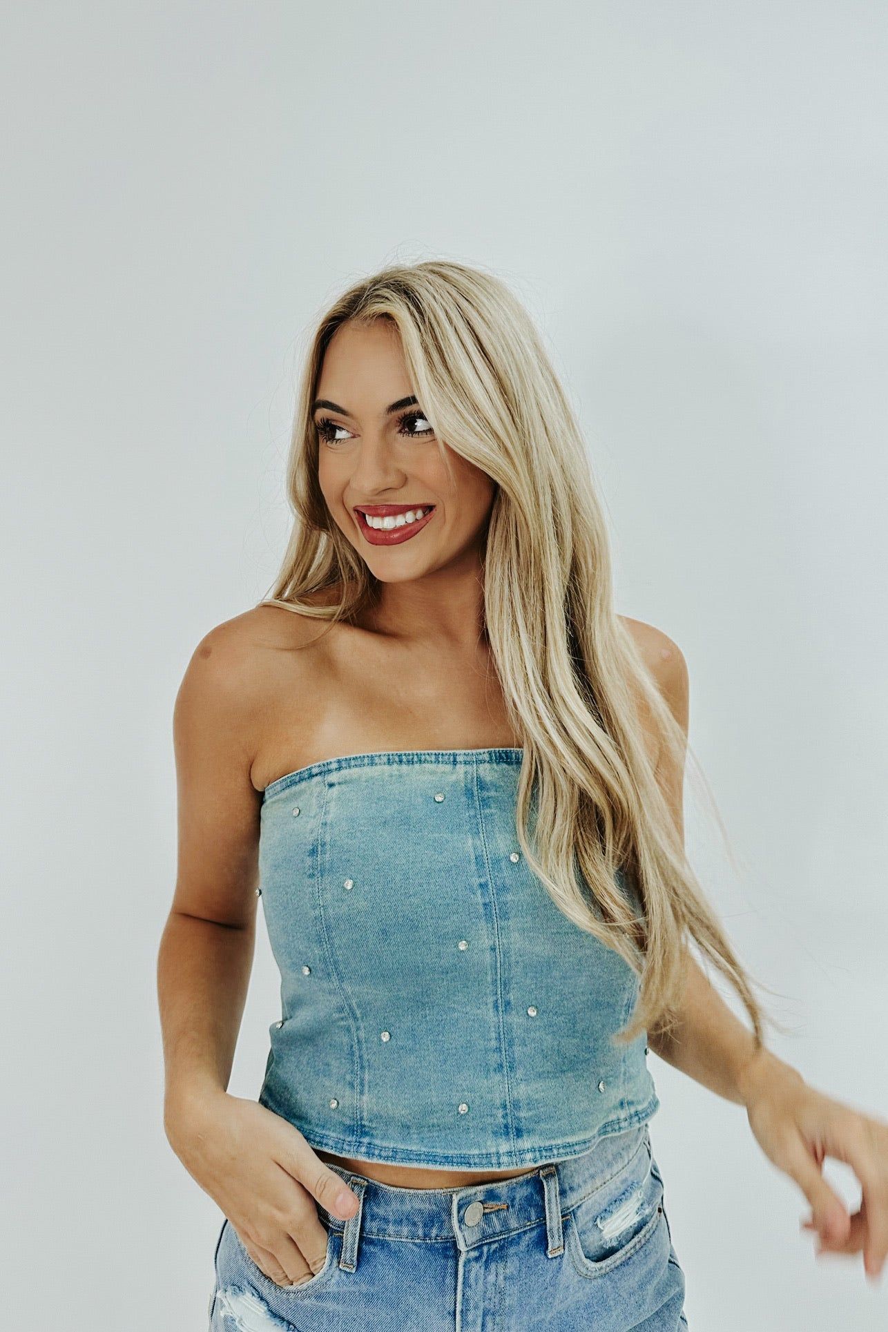 Flirty Fixation Corset Top sold by Bella Rose boutique product image thumbnail 2