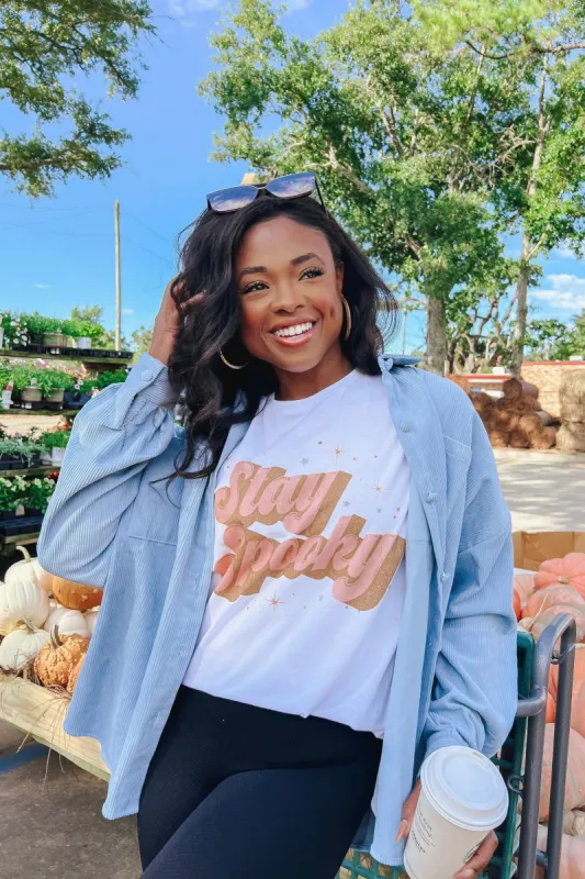 Stay Spooky Star Graphic Top (LAST ONE - SIZE SMALL/MEDIUM) sold by Bella Rose boutique