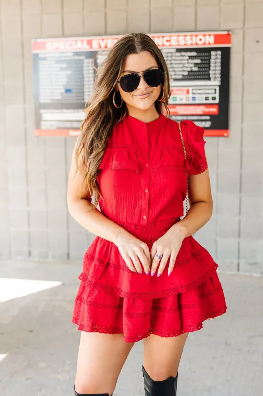 Luxurious Details Button Up Top (LAST ONE - SIZE SMALL) sold by Bella Rose boutique