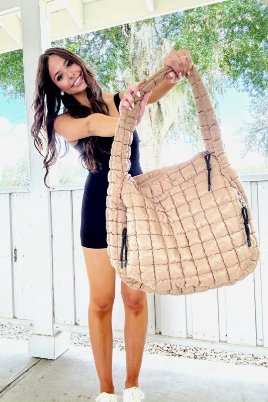 Take Me Along Oversized Carryall Bag (LAST ONE) sold by Bella Rose boutique