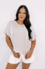RESTOCK: On To Simpler Times Ribbed Top sold by Bella Rose boutique