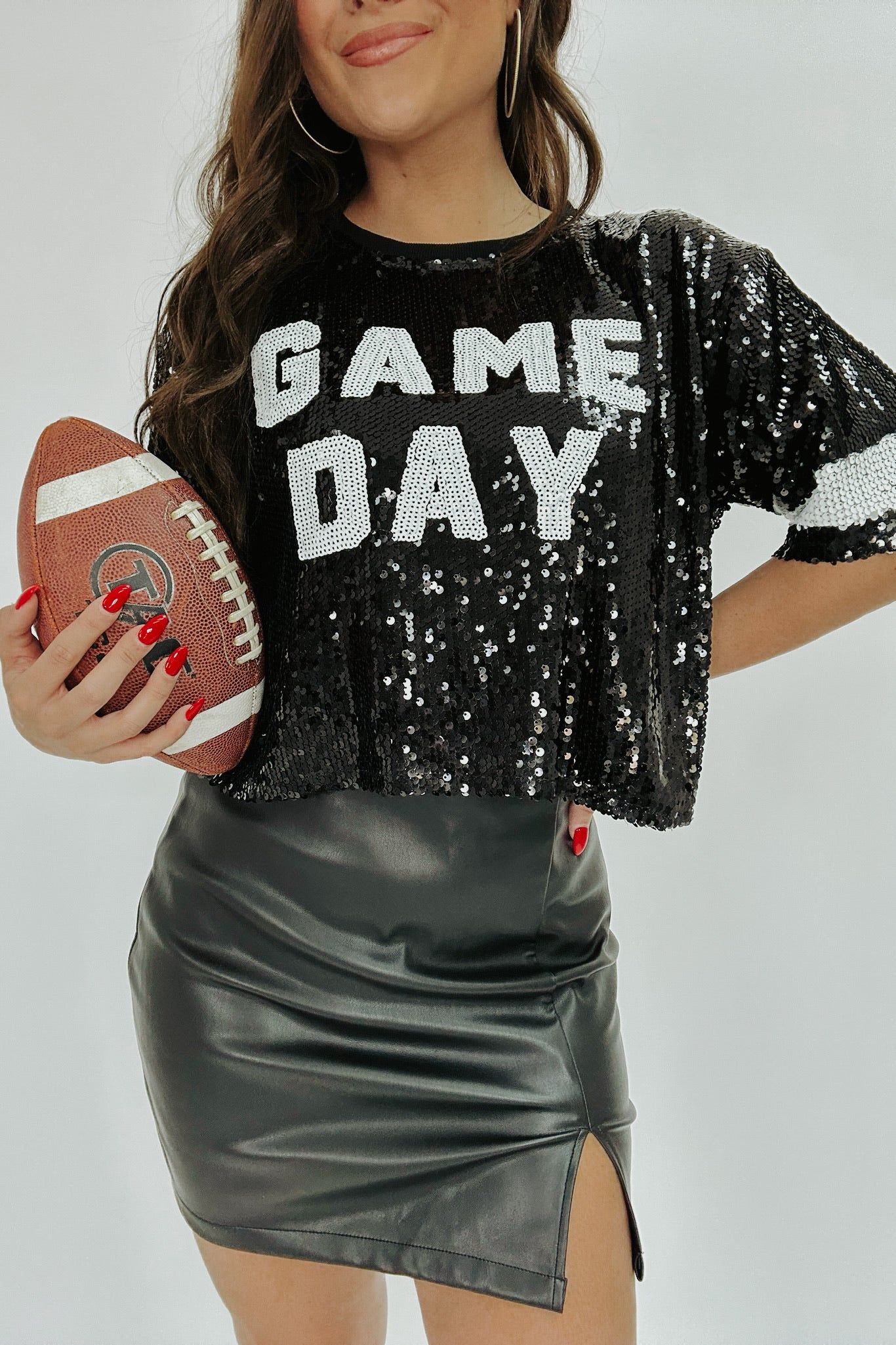 Game Day Crop Top sold by Bella Rose boutique product image thumbnail 3