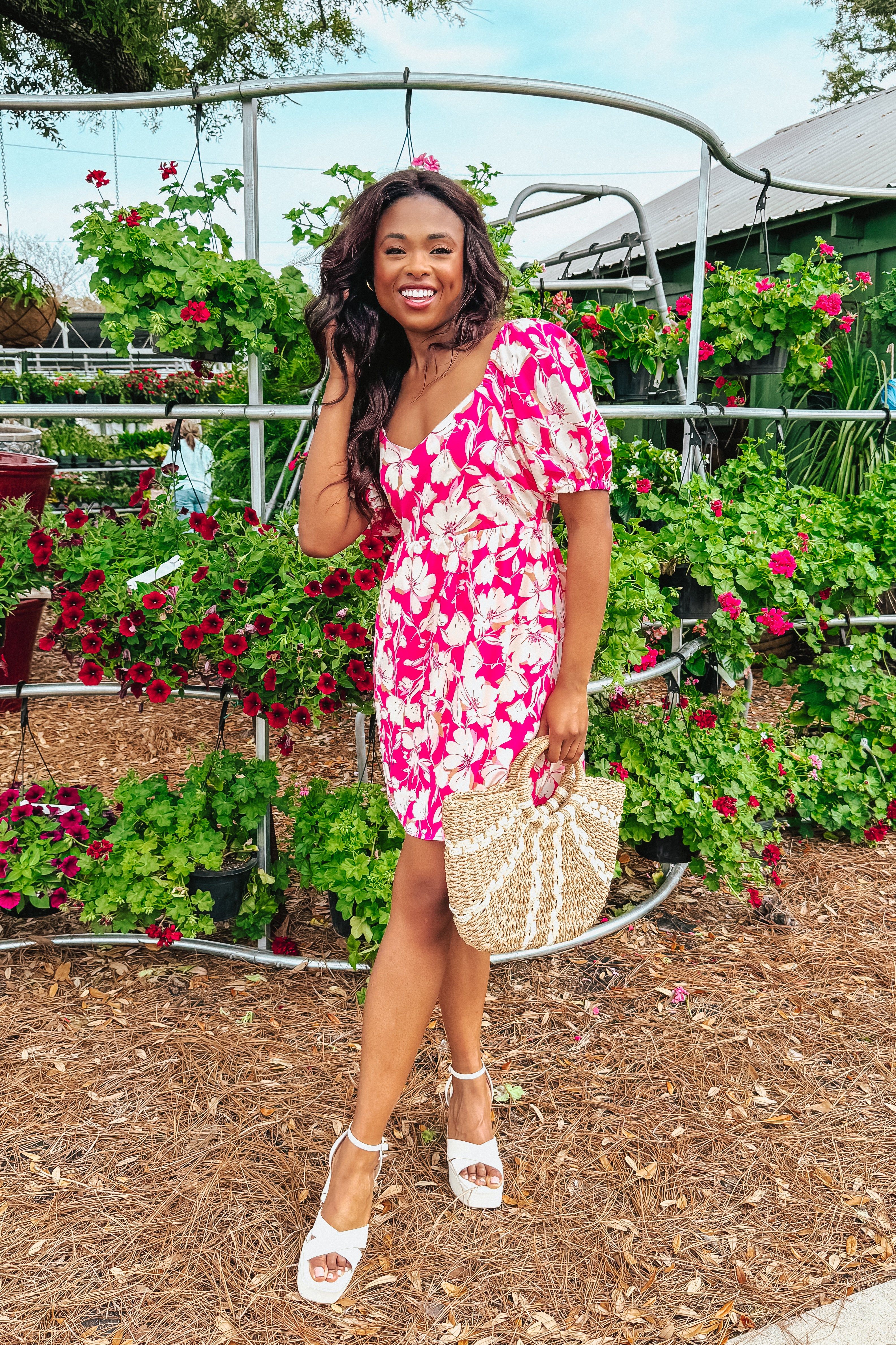 Petal Perfection Floral Dress sold by Bella Rose boutique product image thumbnail 3