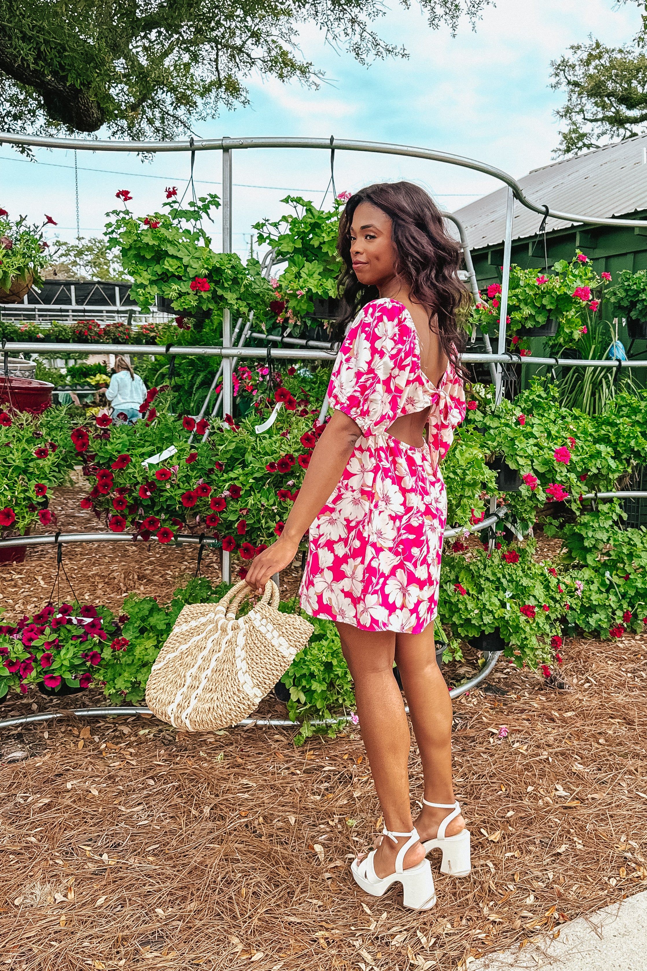 Petal Perfection Floral Dress sold by Bella Rose boutique product image thumbnail 5