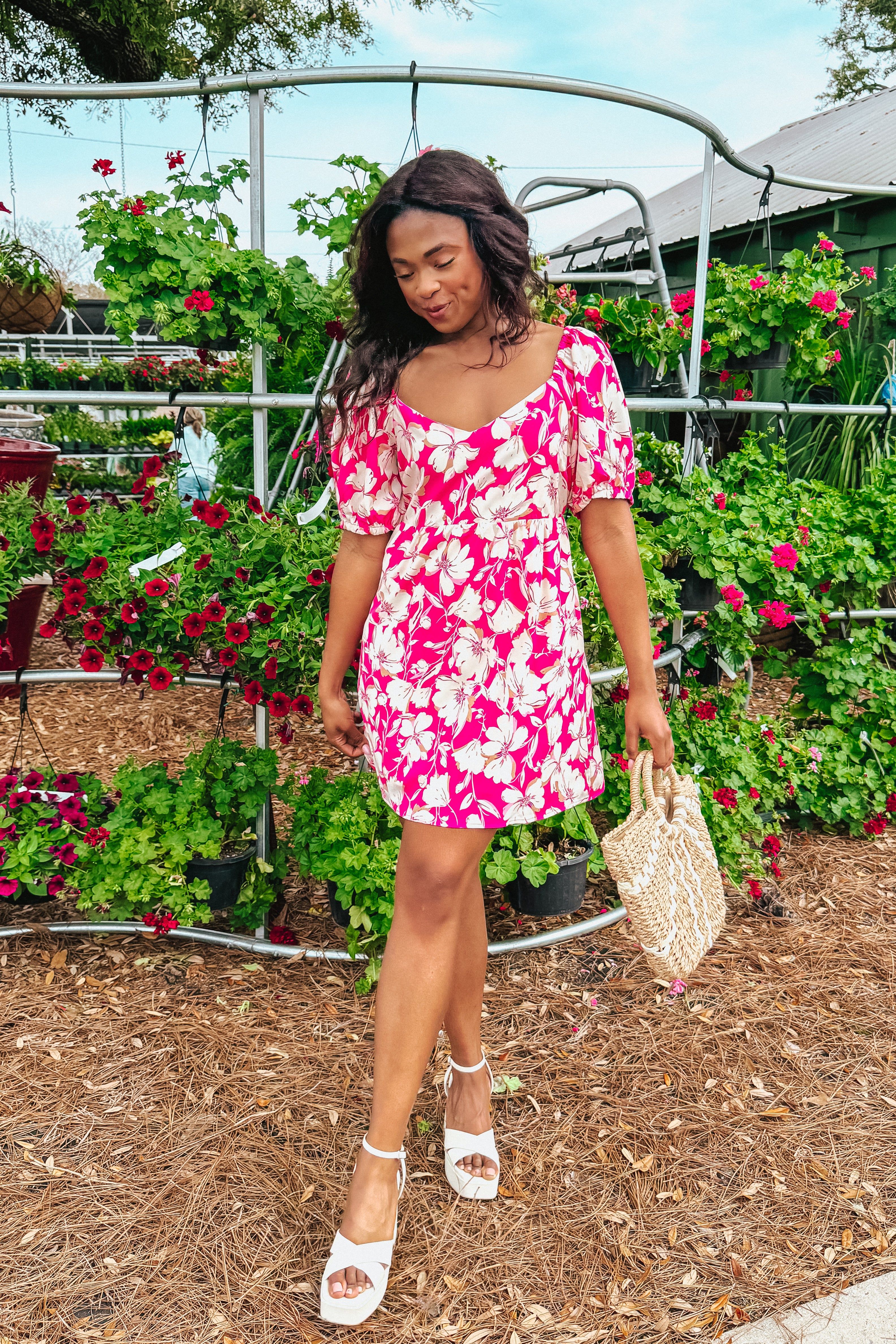 Petal Perfection Floral Dress sold by Bella Rose boutique product image thumbnail 4
