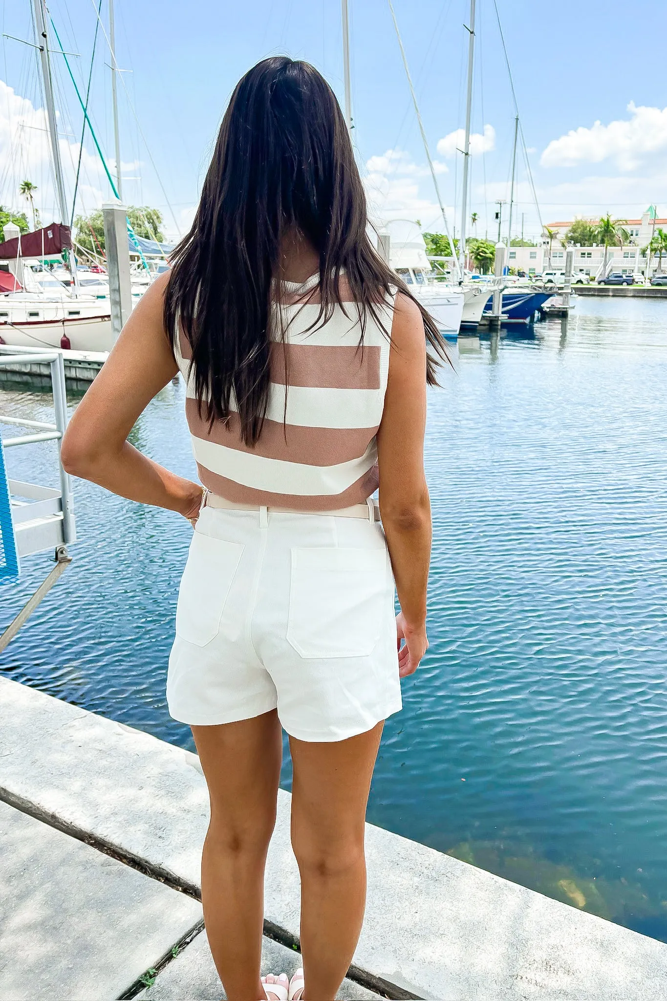 Let's Get Away Sweater Tank Top sold by Bella Rose boutique product image thumbnail 4