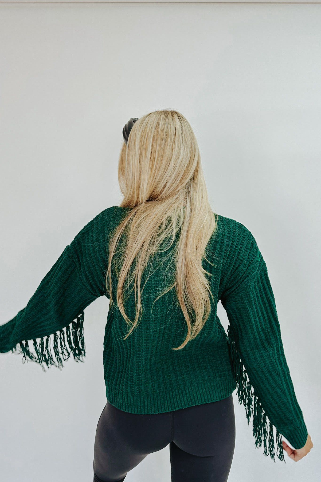 Definitely Not Average Fringe Sweater sold by Bella Rose boutique product image thumbnail 4