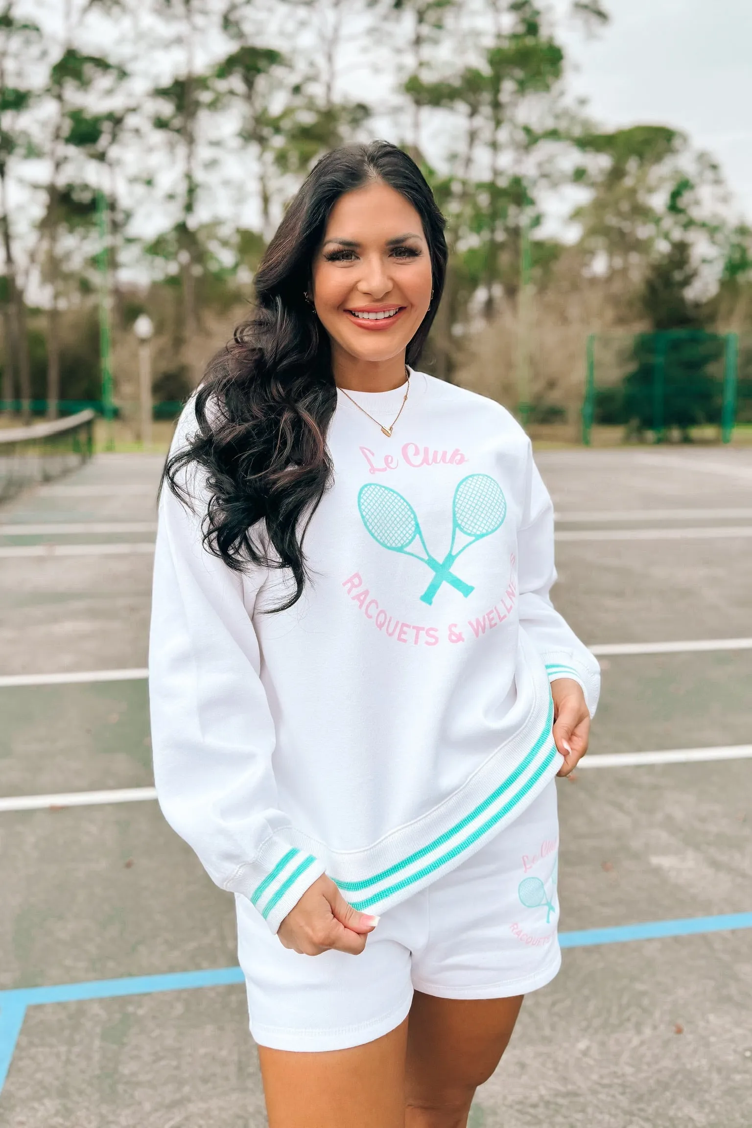 Vintage Havana: Le Club Graphic Sweatshirt sold by Bella Rose boutique product image thumbnail 4