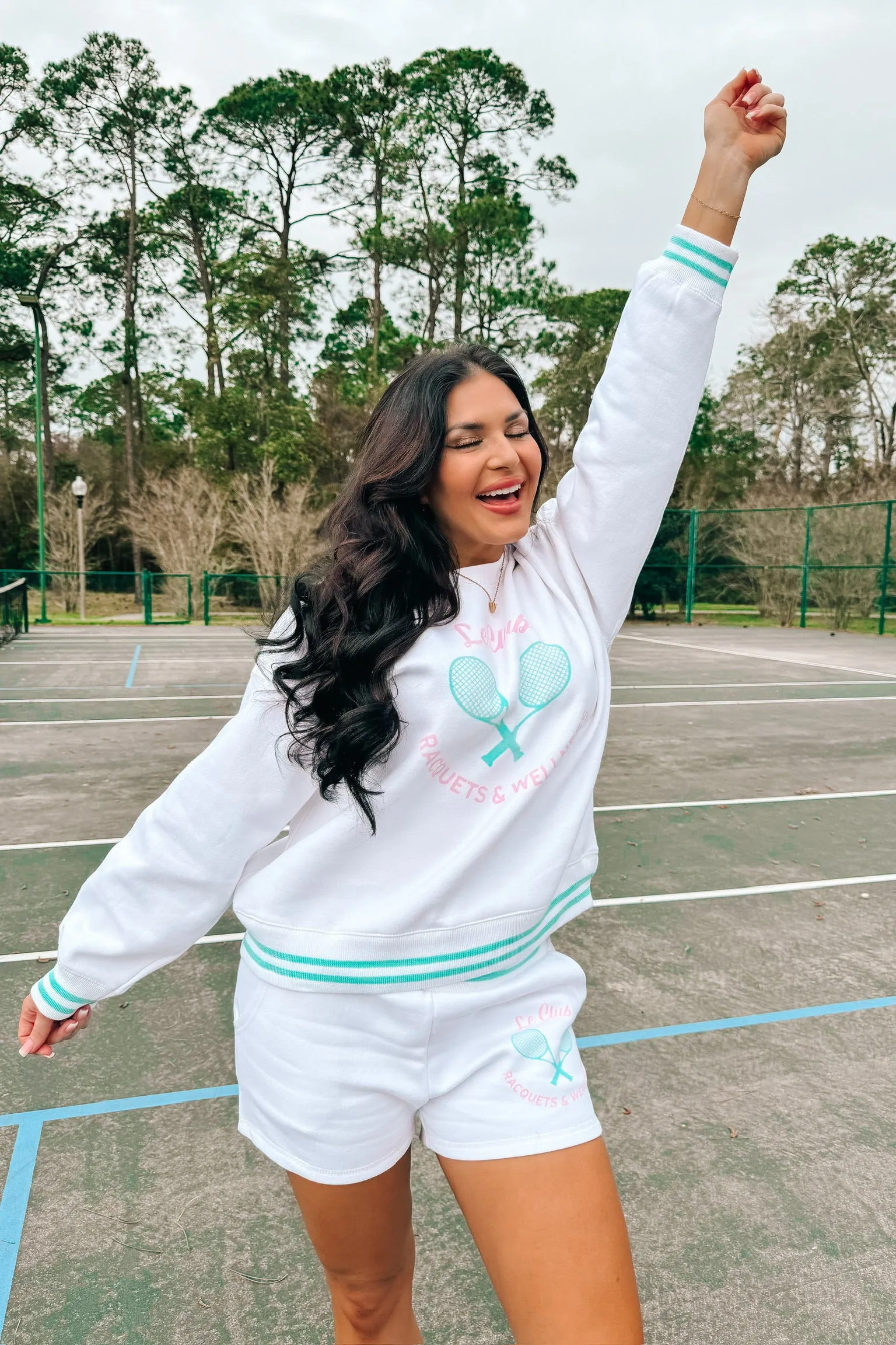 Vintage Havana: Le Club Graphic Sweatshirt sold by Bella Rose boutique product image thumbnail 5