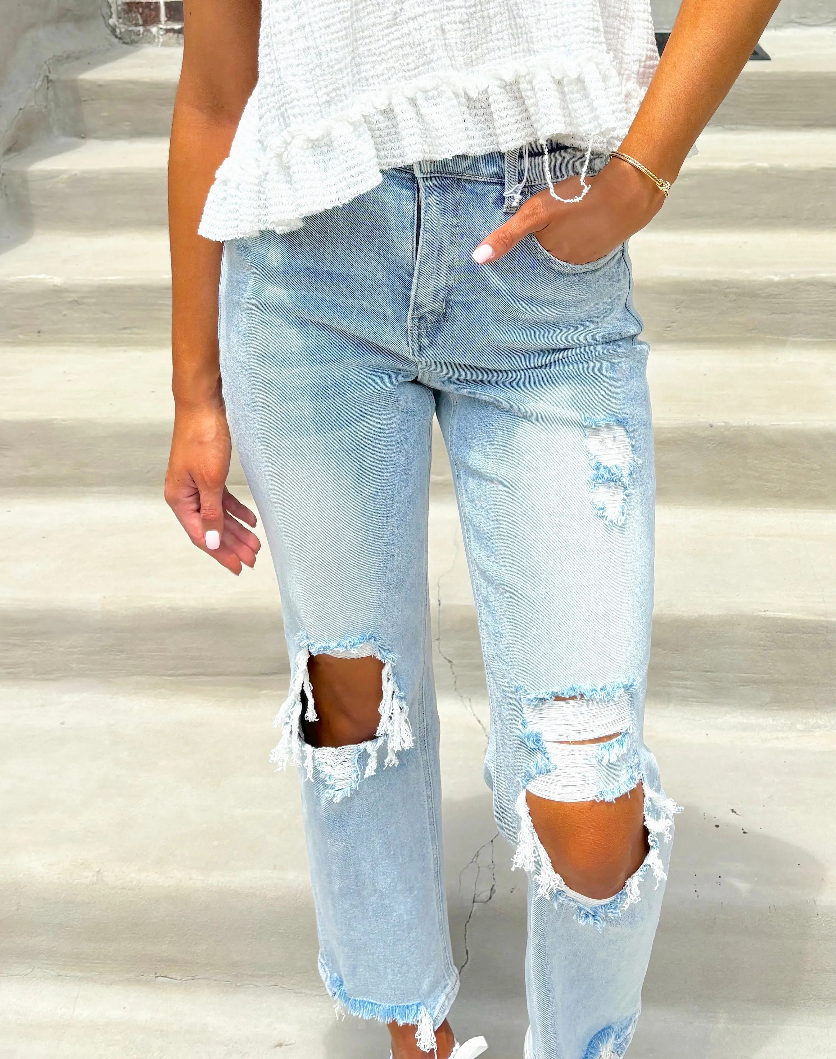 The Jodie Jeans sold by Bella Rose boutique