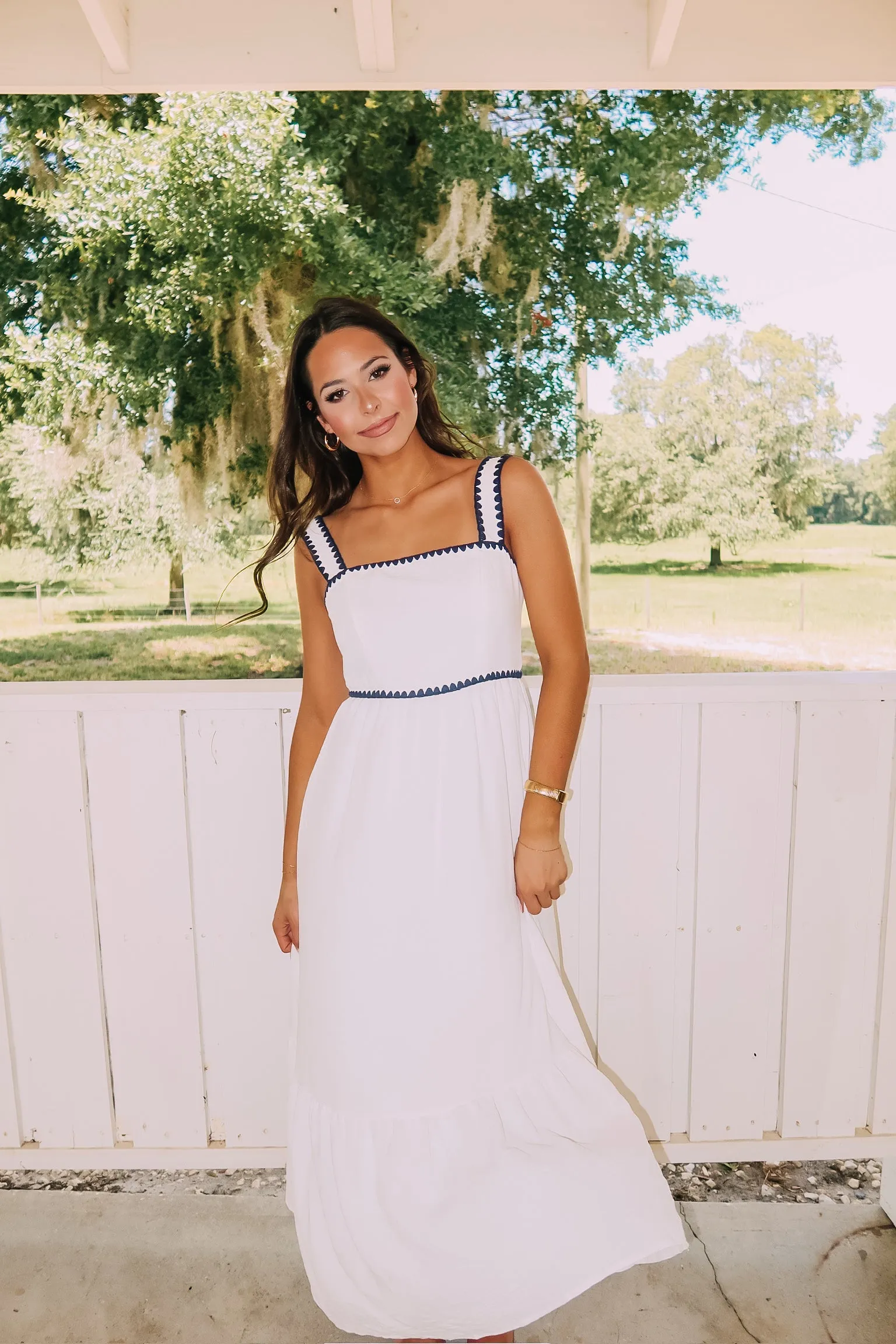 Stay And Chat Midi Dress sold by Bella Rose boutique