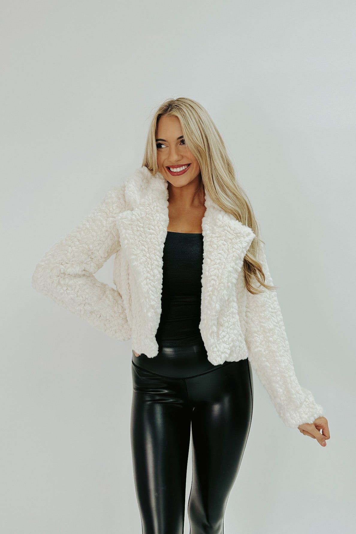 Caught In The Cold Fur Jacket sold by Bella Rose boutique product image thumbnail 2