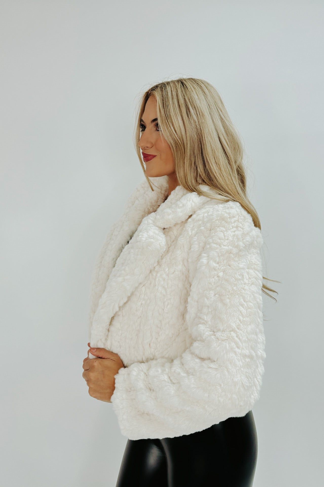 Caught In The Cold Fur Jacket sold by Bella Rose boutique product image thumbnail 5