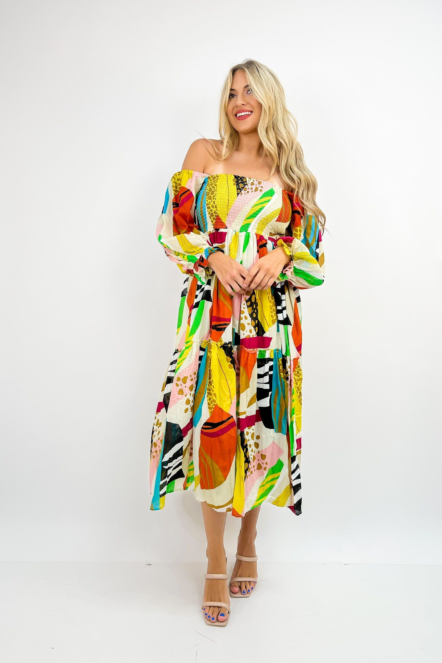 Hit The Tropics Printed Maxi Dress sold by Bella Rose boutique product image thumbnail 8