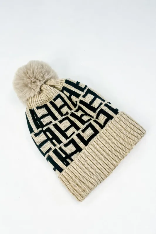 A Fashion Favorite Printed Beanie sold by Bella Rose boutique