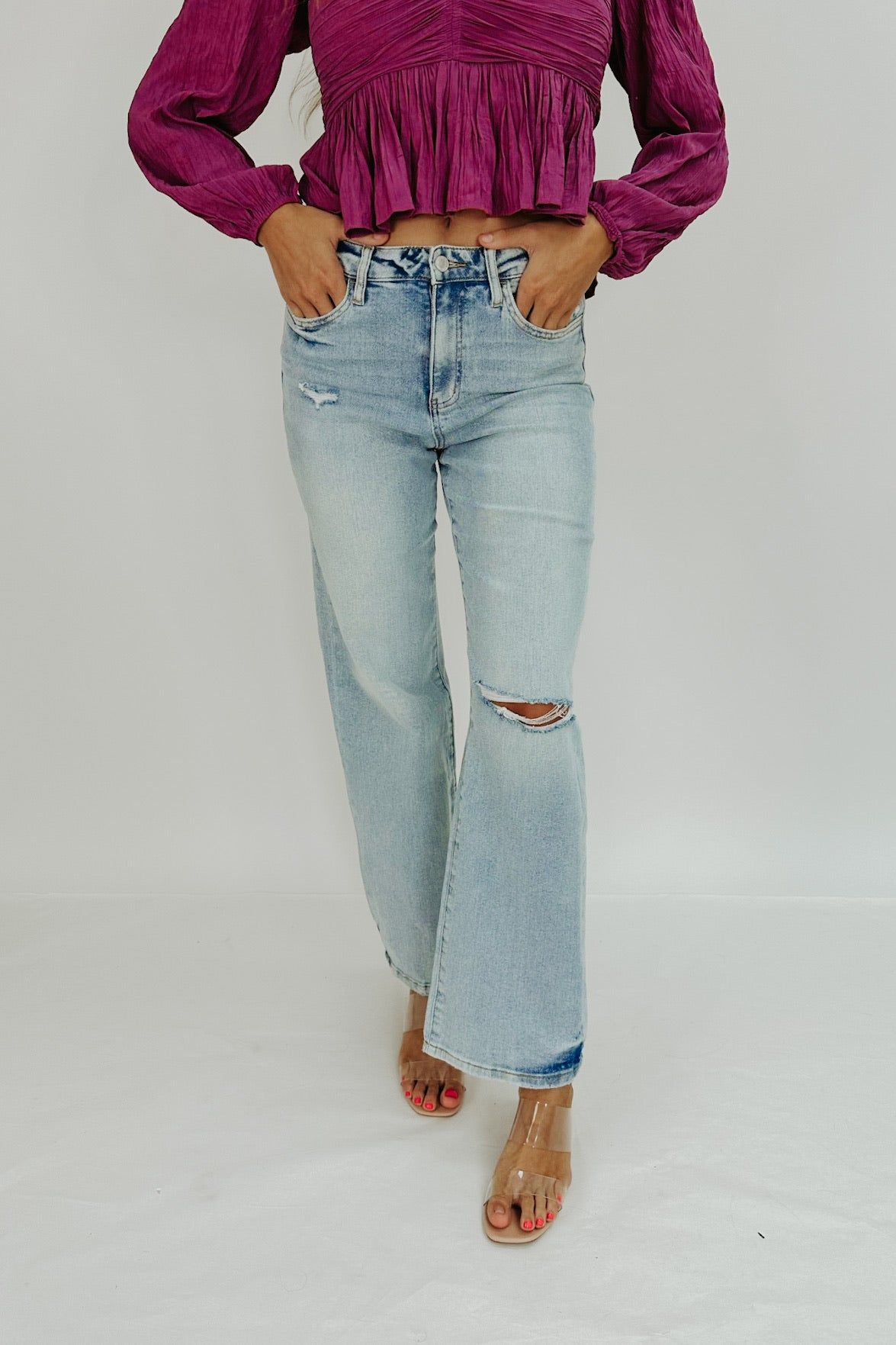 My Calling Card High Rise Jeans sold by Bella Rose boutique product image thumbnail 5