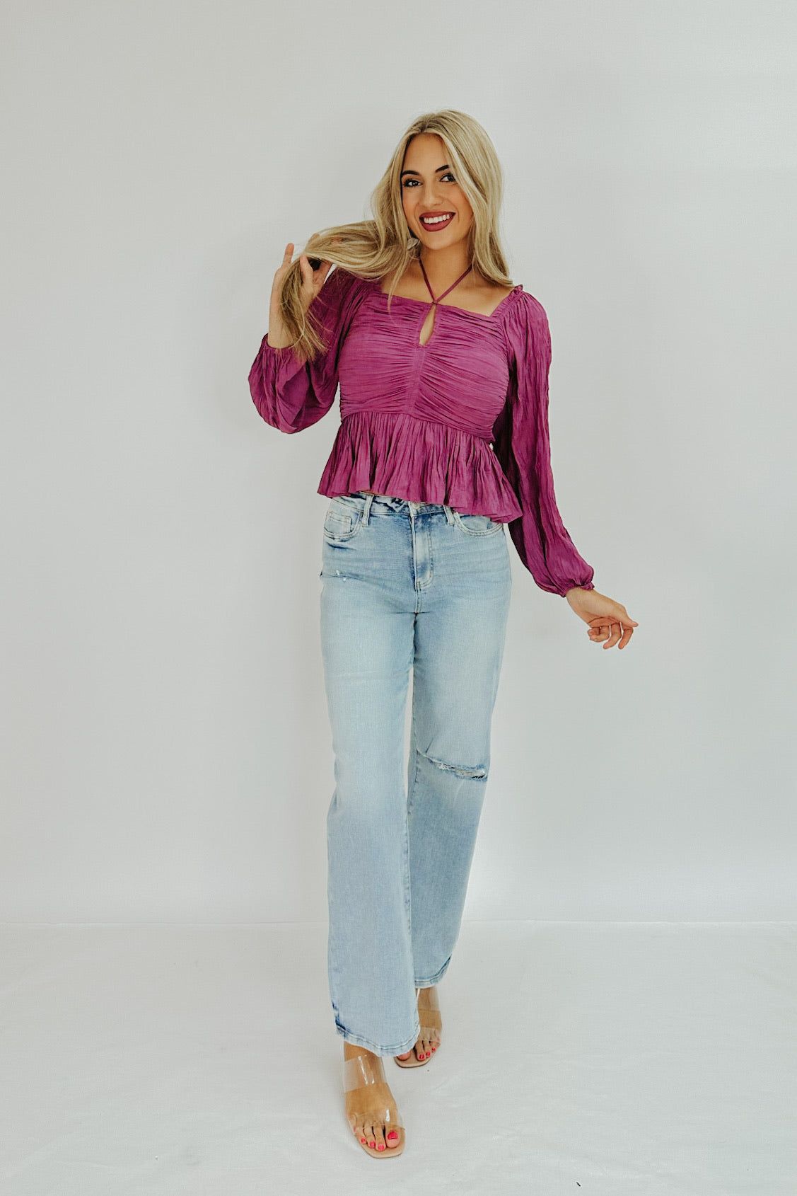 My Calling Card High Rise Jeans sold by Bella Rose boutique product image thumbnail 4