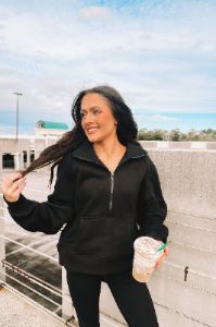 Worry Less Half Zip Pullover sold by Bella Rose boutique