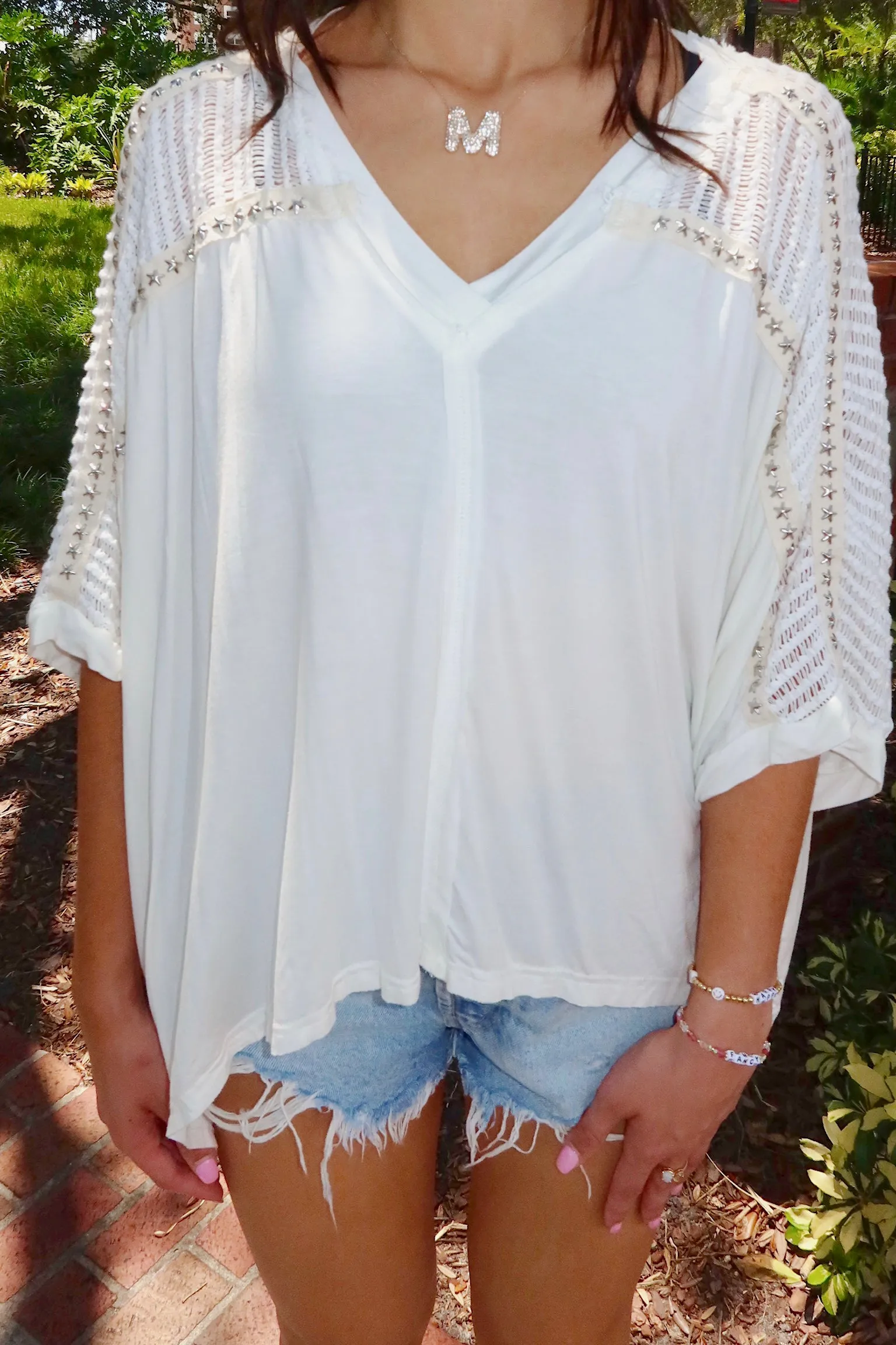 Cheerful Charm Oversized Top sold by Bella Rose boutique product image thumbnail 2