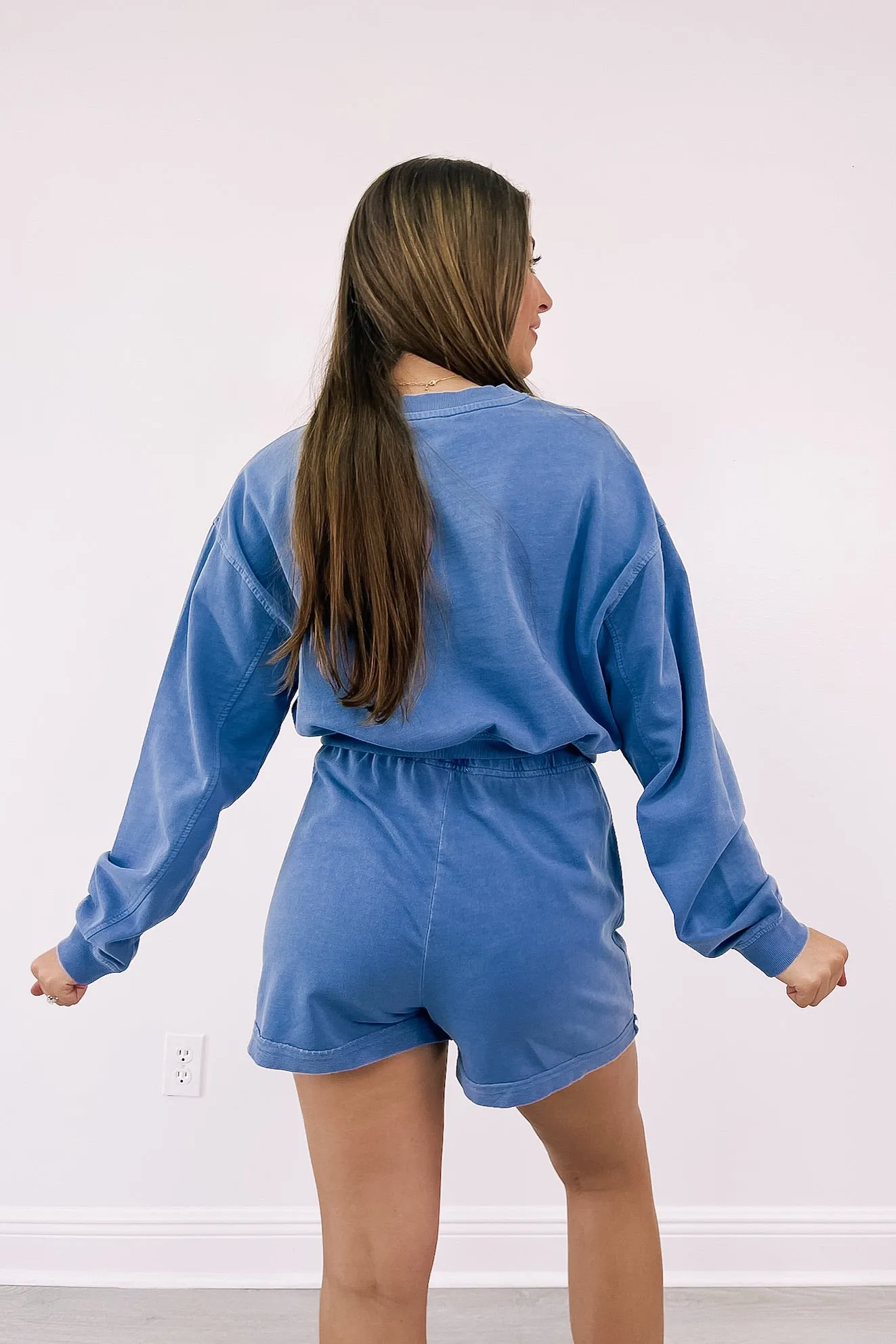 She's A Go-Getter Crop Sweatshirt sold by Bella Rose boutique product image thumbnail 3