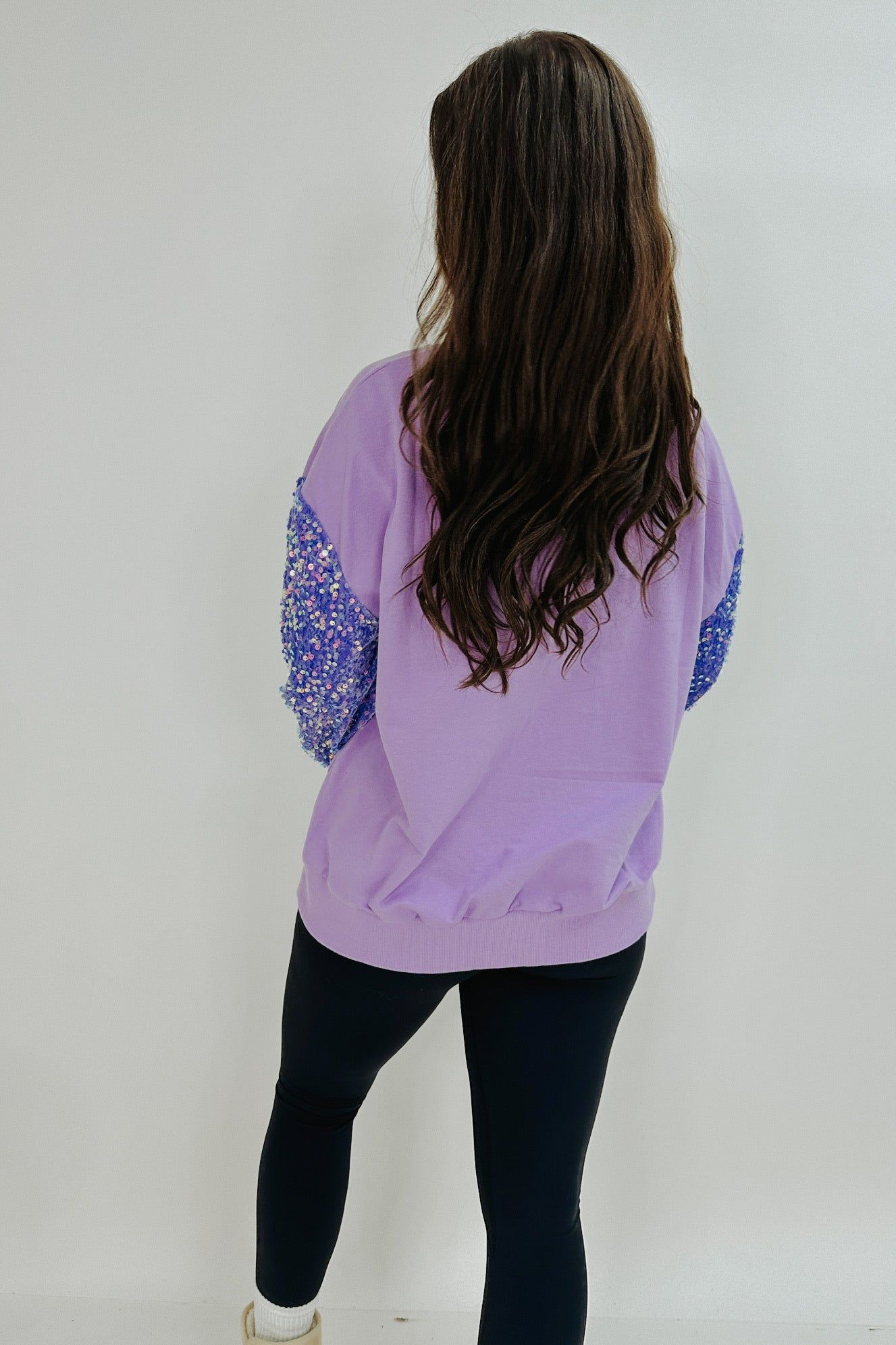 Asking For More Sequin Embellished Sweatshirt sold by Bella Rose boutique product image thumbnail 4