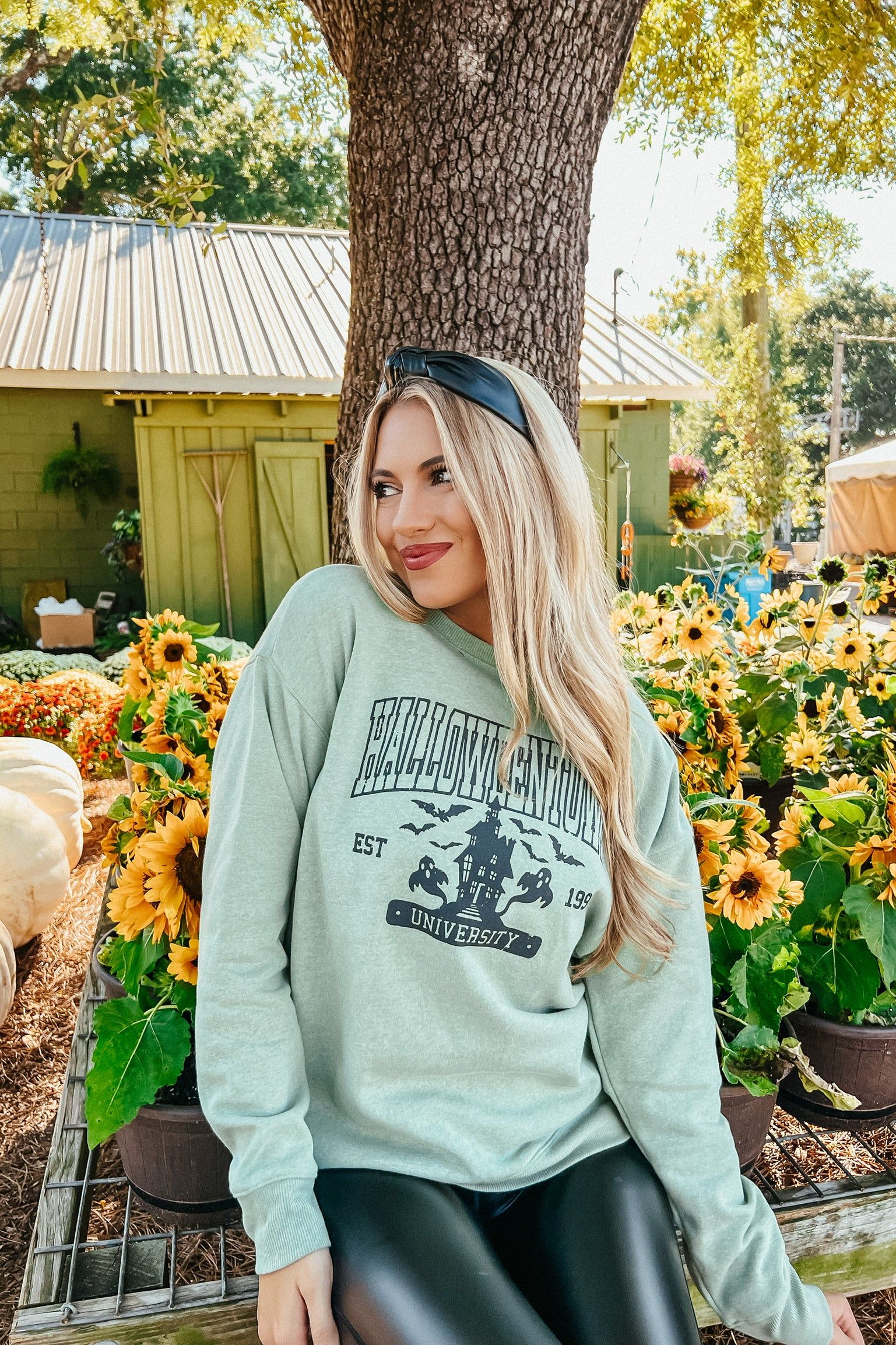 Halloween Town Graphic Sweatshirt sold by Bella Rose boutique product image thumbnail 4