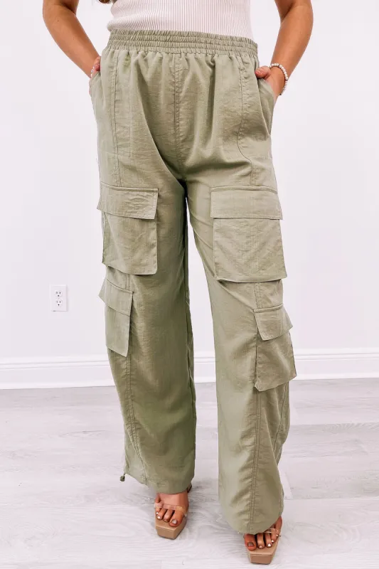 On The Lookout Cargo Pants sold by Bella Rose boutique