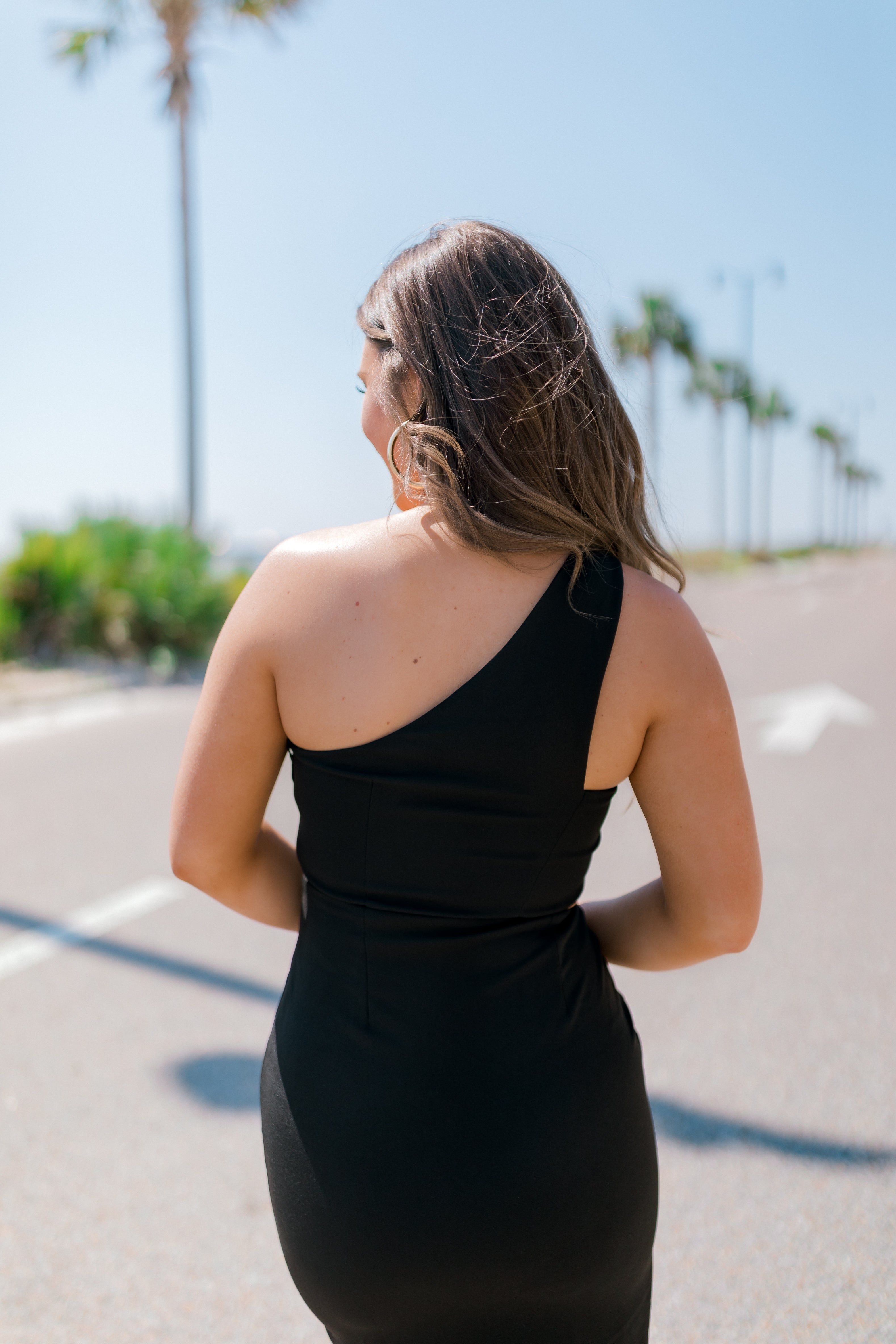 Safe With You One Shoulder Midi Dress (LAST ONE - Size Small) sold by Bella Rose boutique product image thumbnail 7