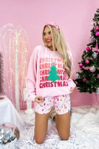 Christmas Tree Graphic Sweatshirt sold by Bella Rose boutique