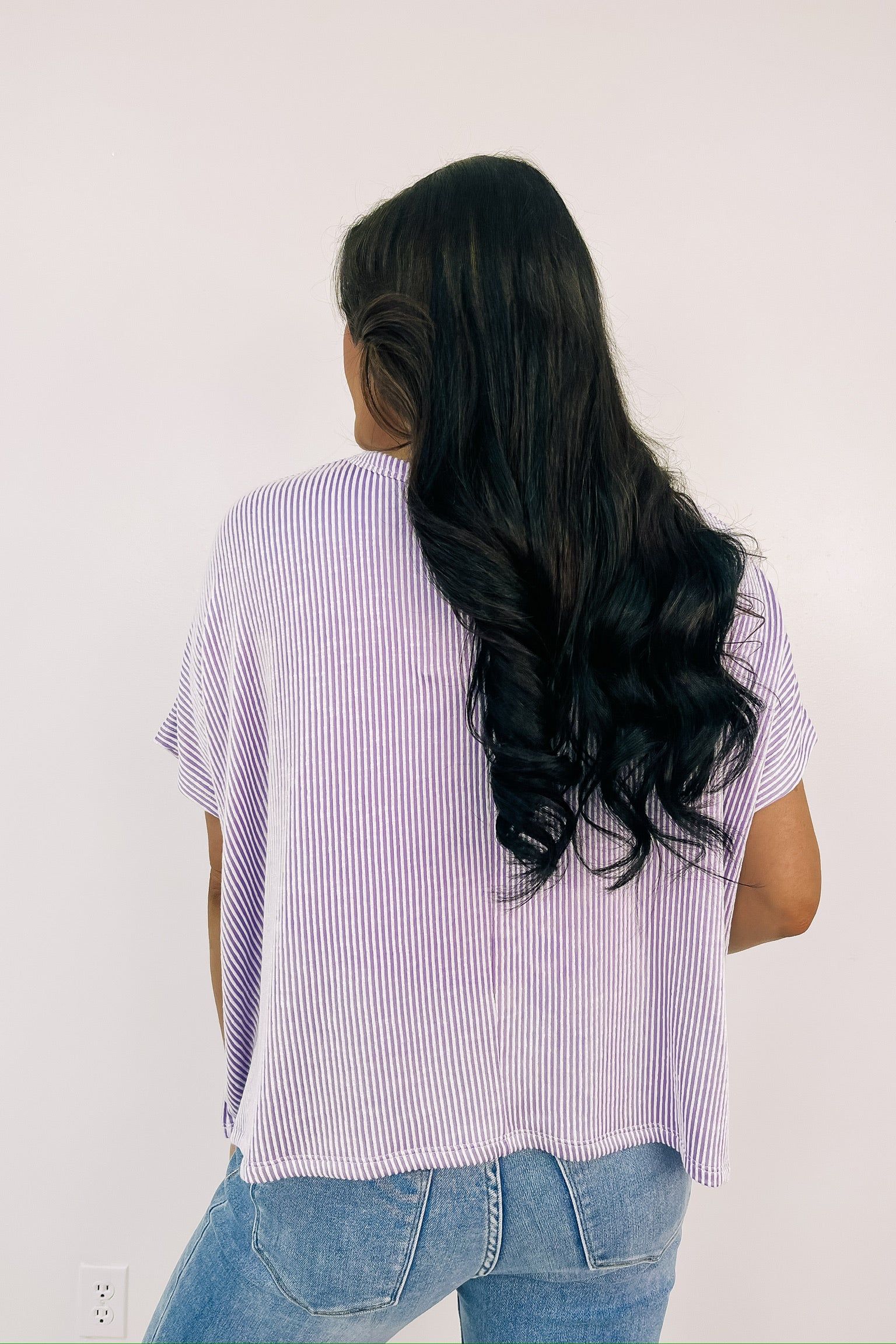 On To Simpler Times Ribbed Top sold by Bella Rose boutique product image thumbnail 3