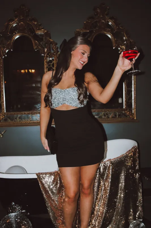 Social Sensation Mini Dress sold by Bella Rose boutique