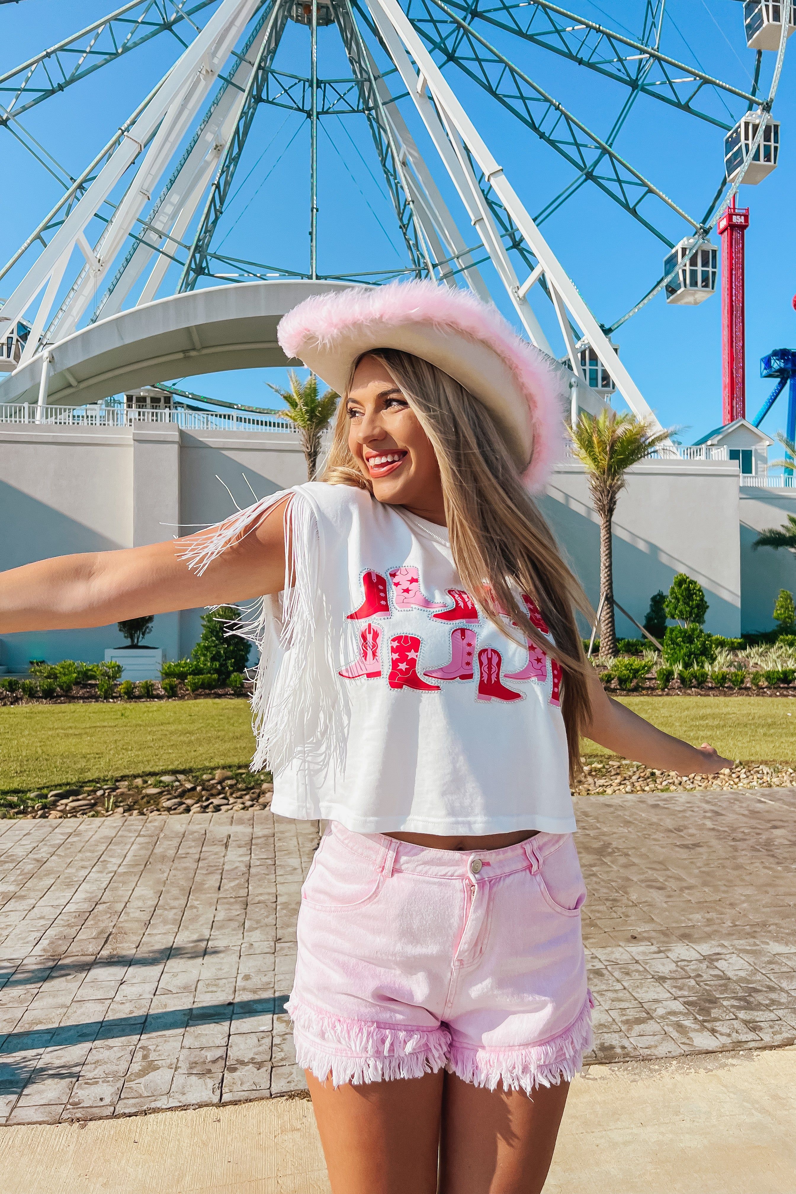 Show Me Your Boots Fringe Top sold by Bella Rose boutique product image thumbnail 5