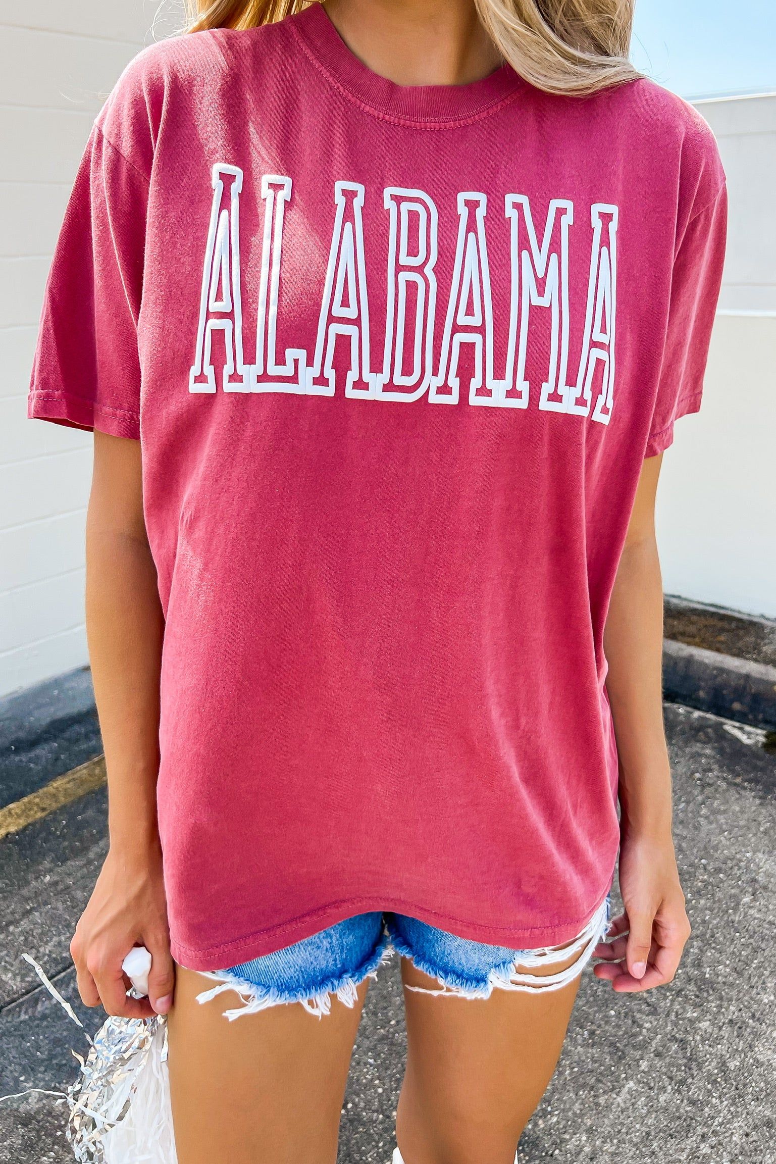 Alabama Rep Your College Graphic Tee sold by Bella Rose boutique product image thumbnail 2