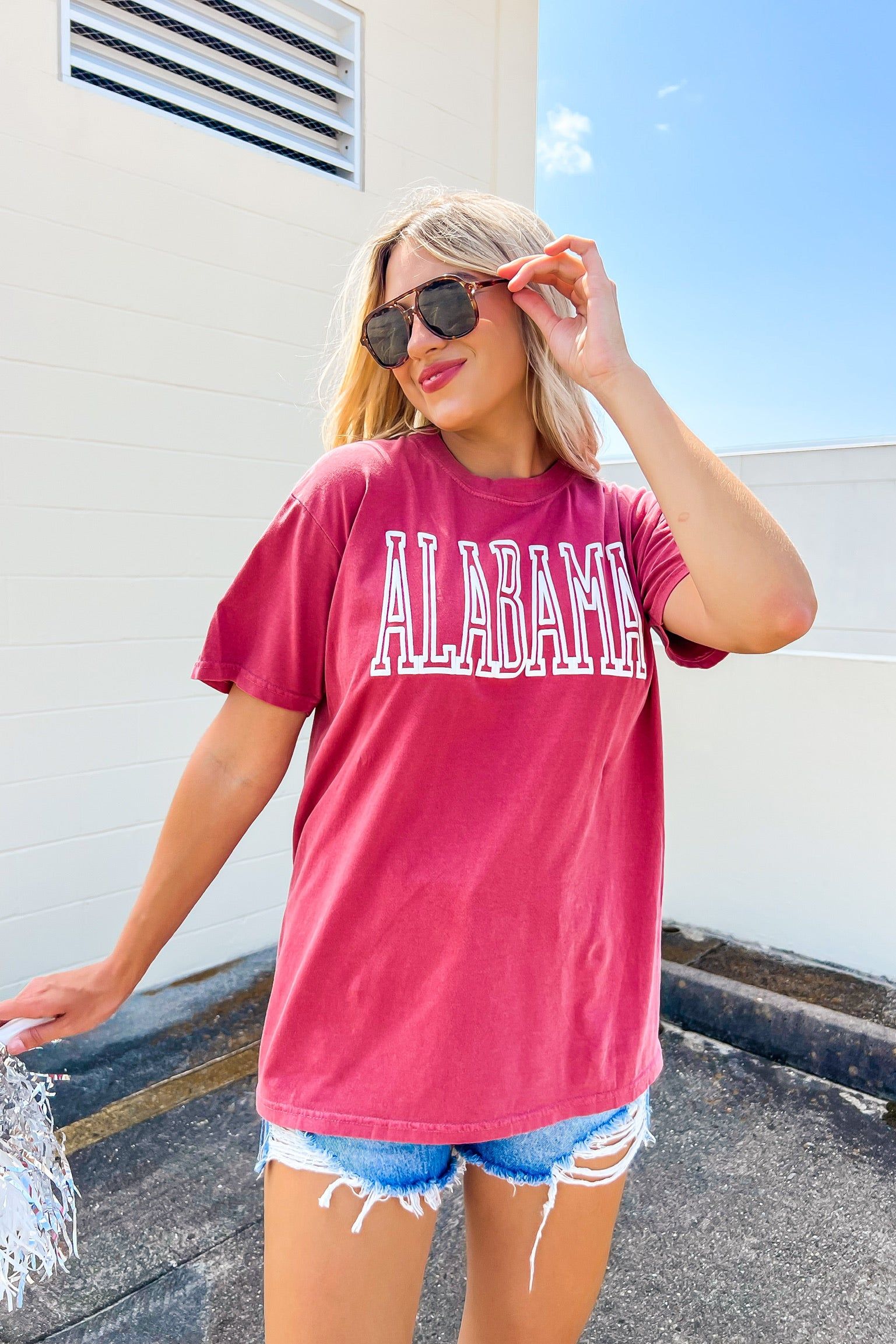 Alabama Rep Your College Graphic Tee sold by Bella Rose boutique