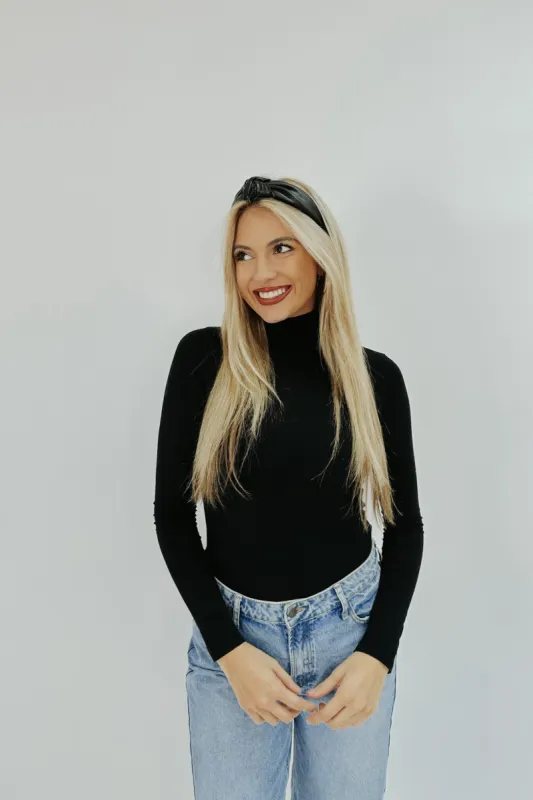 Extra Love Turtleneck Top sold by Bella Rose boutique