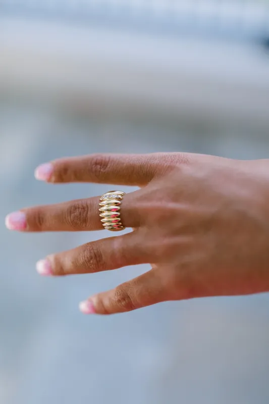 The Annie Adjustable Ring sold by Bella Rose boutique