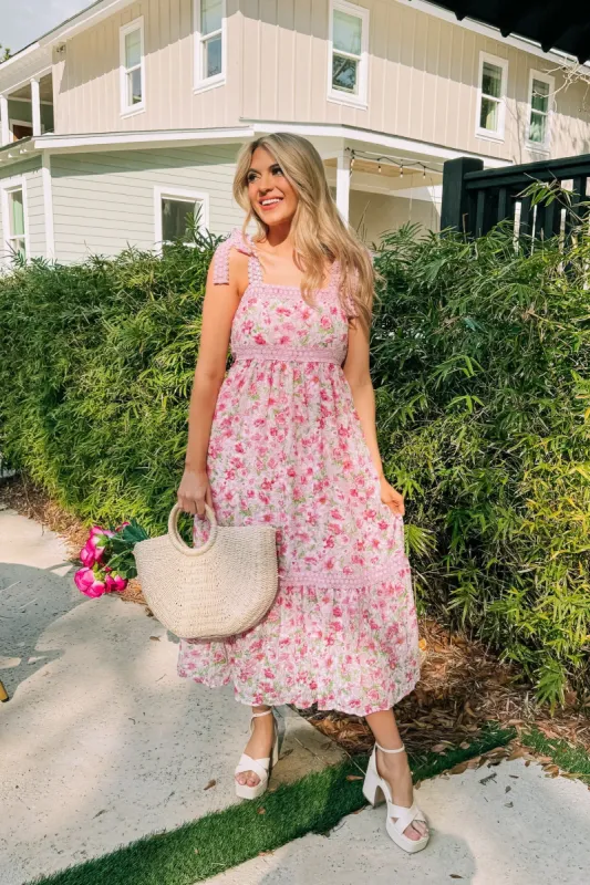 The Sweetest Melody Floral  Dress sold by Bella Rose boutique