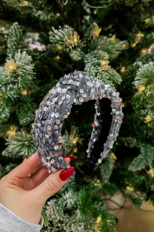 Joyful Sparkle knot Headband sold by Bella Rose boutique
