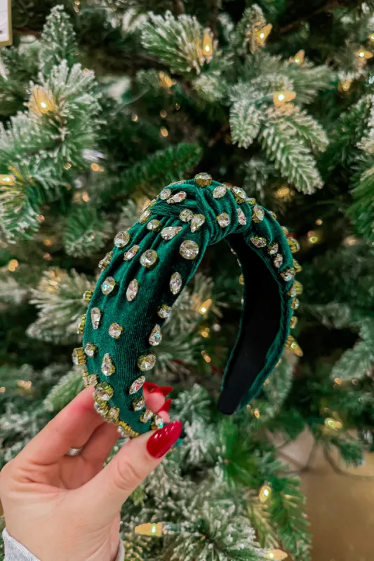 Tis The Season To Sparkle Knot Headband sold by Bella Rose boutique