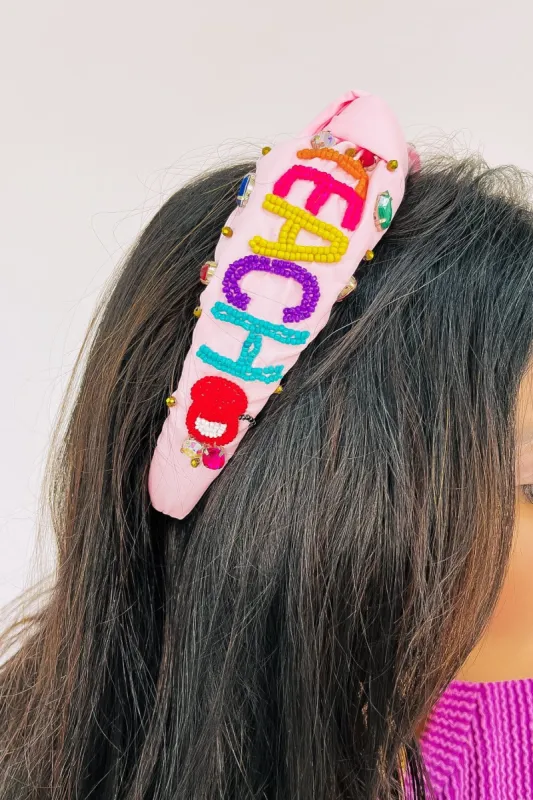 TEACH Knot Headband sold by Bella Rose boutique