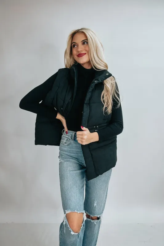 Effortless Icon Quilted Puffer Vest sold by Bella Rose boutique