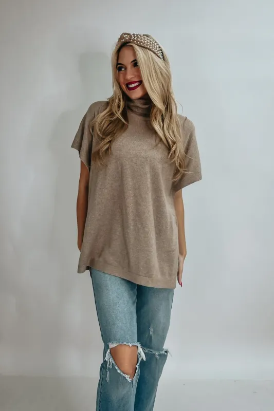 Sincerely Snuggly Poncho Top sold by Bella Rose boutique