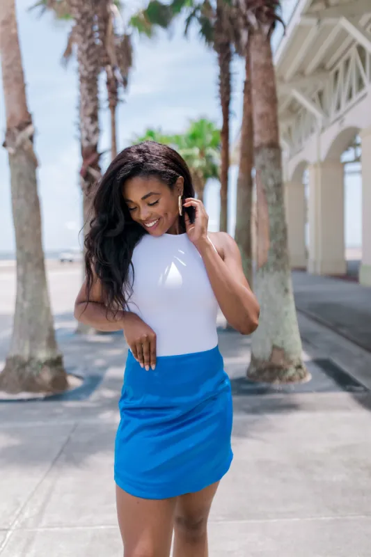 Dreamy Romance Satin Skirt sold by Bella Rose boutique