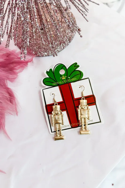 Nutcracker Dangle Earrings sold by Bella Rose boutique