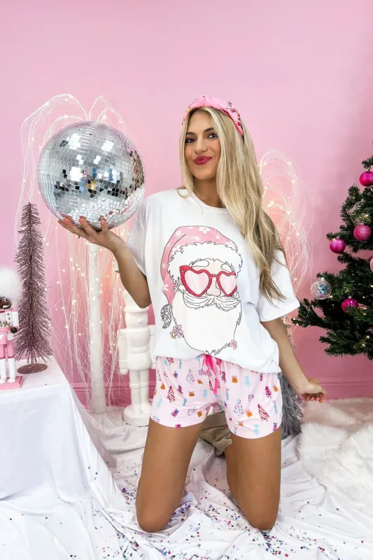 Disco Santa Graphic Tee sold by Bella Rose boutique