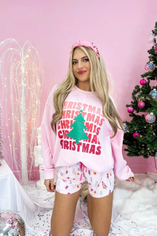 Christmas Tree Graphic Sweatshirt sold by Bella Rose boutique