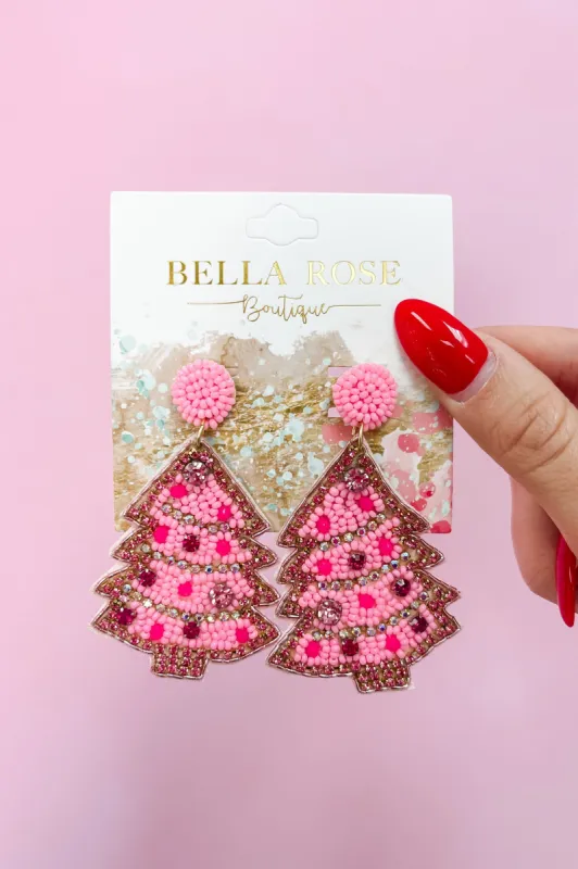 Make It A December To Remember Bead Earrings sold by Bella Rose boutique