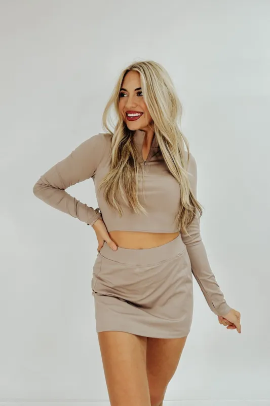 Stepping Up My Game Skort sold by Bella Rose boutique