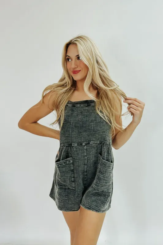 Playful Personality Romper sold by Bella Rose boutique